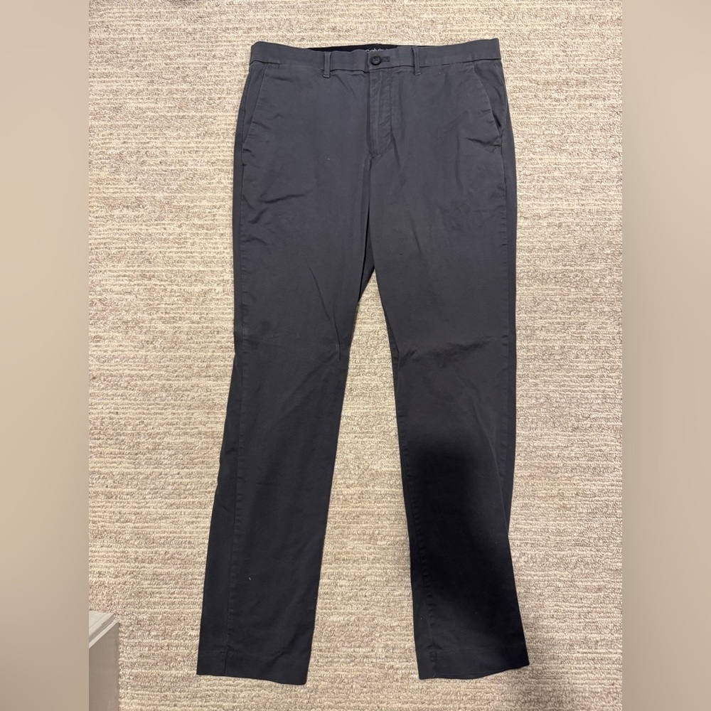 Calvin Klein Charcoal Gray Men's Pants - Picture 2 of 7